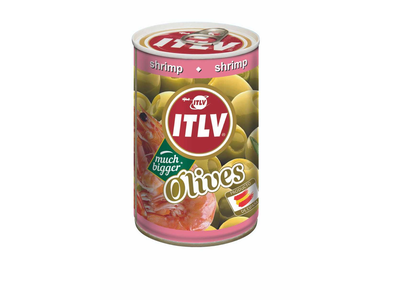 Žaliosios alyvuogės su krevečių įdaru ITLV, 314ml