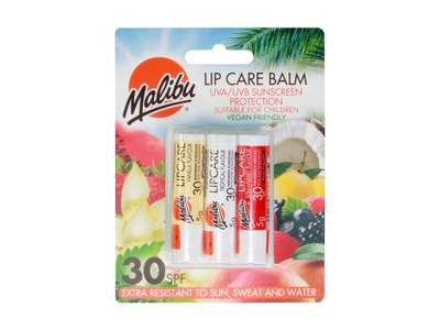 MALIBU SPF30 LIP CARE lūpų balzamai (3 x 5 g)