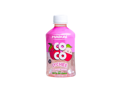 Ličių sulčių gėrimas su kokosų gabaliukais MAIKAI COCO, 280 ml
