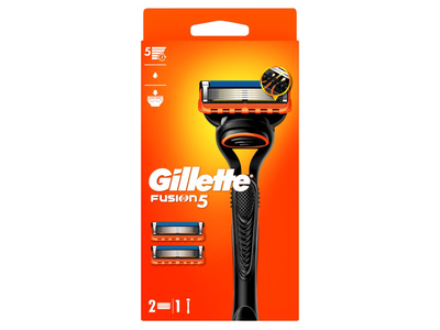 Skustuvas GILLETTE FUSION + sk. galvutės 2vnt.