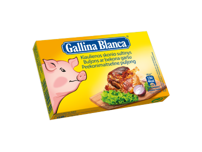Kiaulienos sultinys GALLINA BLANCA, 8 vnt.