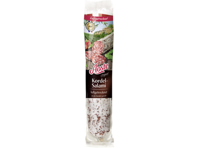 Vytinta kiaulienos dešra AOSTE Kordel-Salami , a.r, 250g