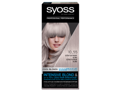 Dažomasis plaukų kremas SYOSS COLOR, 10-55 UltraPltnmBlnd
