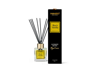 Namų kvapas su lazdelėmis WINSO Ultimate Black  Black Vanilla 100ml