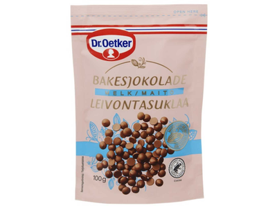 Pieninio šokolado gabaliukai DR. OETKER, 100g