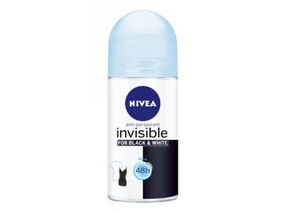Rutulinis dezodorantas moterims NIVEA Roll-on Black&White Pure, 50 ml