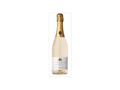 Nealkoholinis putojantis baltasis saldus vynas CARL JUNG, 750 ml