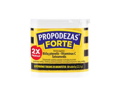 PROPODEZAS FORTE, 50 čiulpiamų tablečių