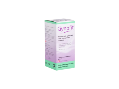 Drėkinamasis vaginalinis gelis GYNOFIT, po 5 ml 6 vnt.