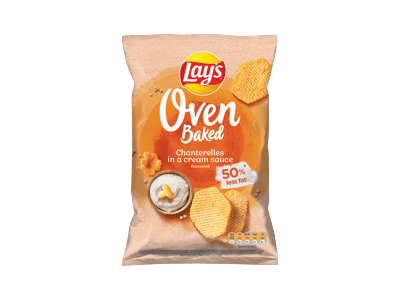 Kepti bulvių traškučiai LAY'S OVEN BAKED, voveraičių skonio, 110 g