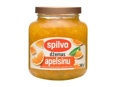 Apelsinų džemas SPILVA, 380 g