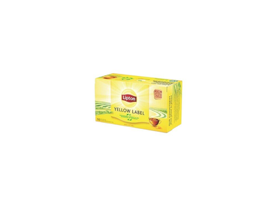 Juodoji arbata LIPTON, YELLOW LABEL, 50 vnt.