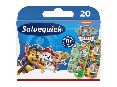 Vaikiškų pleistrų rinkinys SALVEQUICK PAW PATROLS, 20 vnt., 20 vnt.