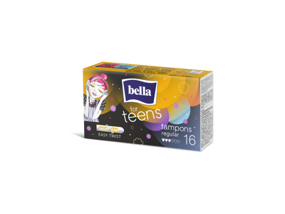 Tamponai BELLA for Teens Regular, N16