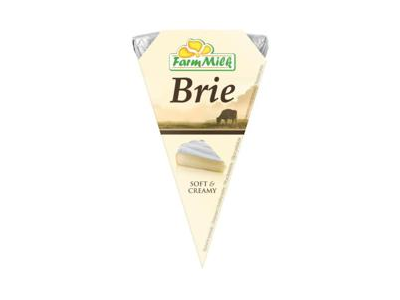 Bri sūris. Pelėsinis sūris, ne mažiau kaip 58 % rieb. s. m., 125 g