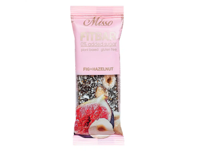 Batonėlis MISSO FIG HAZELNUT, 30 g