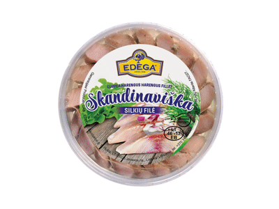 SKANDINAVIŠKA silkių filė EDEGA, 500 g