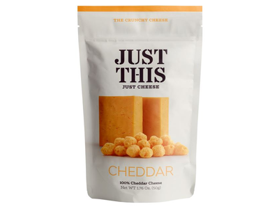 Sūrio užkandis JUST THIS, Cheddar, 50 g