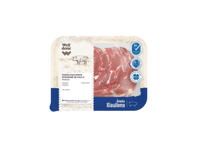 Atšaldyti kiaulienos sprandinės pjausniai WELL DONE, 360 g