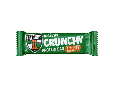 Balt. irisų sk. batonėlis ACTIVUS, 12 x 50 g