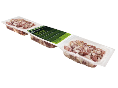 Šaltai rūkyti šoninės kubeliai, 1 kg