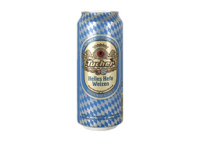 Alus TUCHER, Hefeweizen, 0,5 l, 5,2%, skardinė D