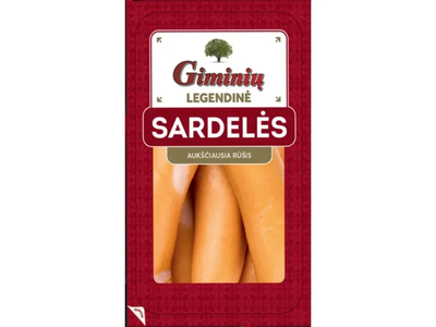 Virtos Giminių sardelės 500 g Aukščiausia rūšis