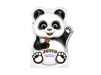 Pieninio šokolado žirneliai JOYCO PANDA, 50 g