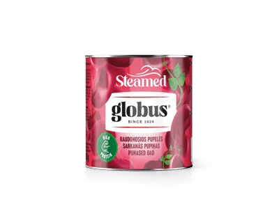 Garuose ruoštos raudonosios pupelės GLOBUS, 326 g