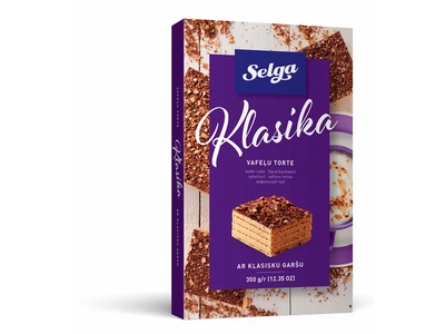Vaflinis tortas LAIMA KLASIKA, 350 g