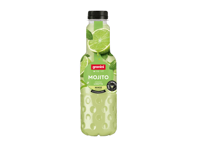 Gaivusis žaliųjų citrinų ir vynuogių sulčių gėrimas su mėtų aromatu GRANINI MIX-IT, 750 ml