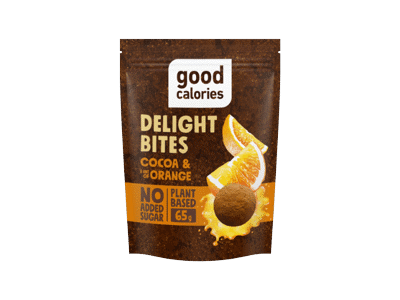 Datulių užkandis su apelsinais ir kakava GOOD CALORIES, 65 g
