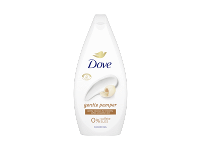 Dušo želė DOVE GENTLE PAMPER, 450 ml
