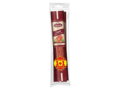 Rinkinys: TAURO šaltai rūkyta dešra, 2 x 160 g, 320 g/pak.