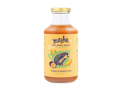 Mangų ir pasiflorų arbata MASHIE, 500 ml