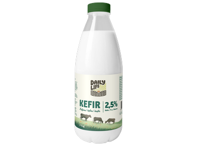 Kefyras DAILY LIFE, 2,5% rieb., PET, 1kg