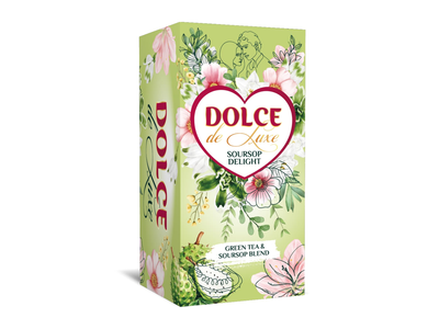Žal. arbata DOLCE DE LUXE SOURS.DELIGHT, 50 g