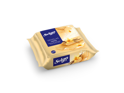 Vafliai SELGA, vaniliniai, 180 g
