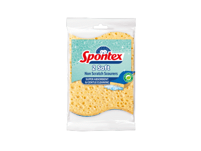 Šveitimo kempinės(2 vnt.) Spontex, 2 vnt.