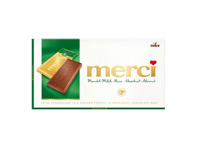 Šokoladas MERCI MILCH NUSS, 100 g