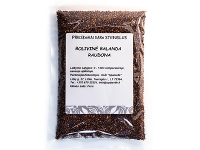Bolivinės balandos sėklos, raudonos, 1 kg