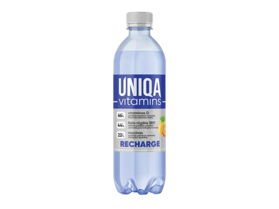 Gaivusis gėrimas citrinų skonio UNIQA Vitamins, 0,5 l