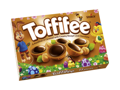 Karameliniai saldainiai TOFFIFEE su lazdynų rieš. kr., 375 g