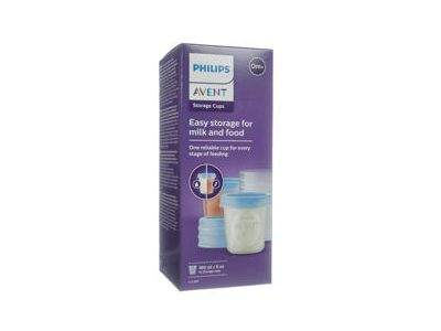 Via indeliai Avent 180ml su dangteliais N5