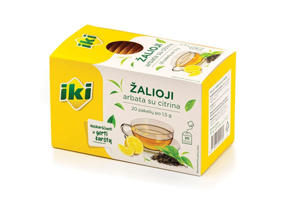 Žalioji arbata su citrina IKI, 20 vnt.