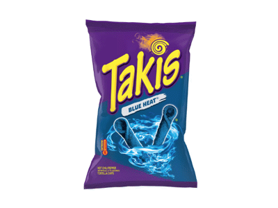 Kukurūzų traškučiai TAKIS BLUE HEAT, 90 g
