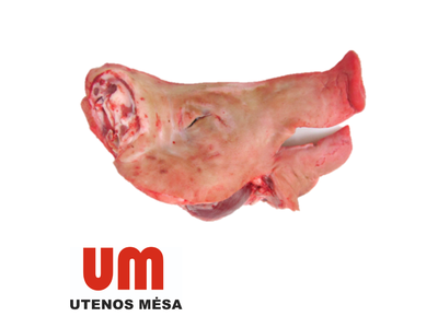 Atvėsintos kiaulių galvų puselės, ~2 kg UTENOS MĖSA