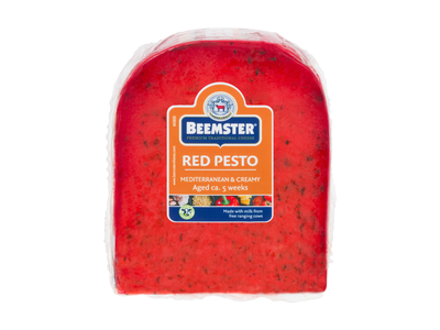 Puskietis sūris BEEMSTER, RED PESTO, brandintas 5 savaites, 250 g