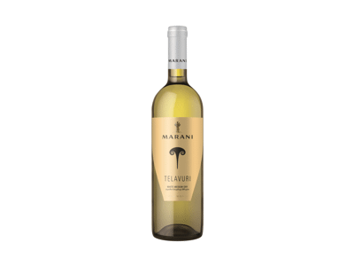 Baltasis pusiau sausas vynas MARANI TELAVURI, 750 ml