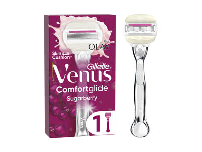Moteriškas sisteminis skustuvas GILLETTE VENUS SUGARBERRY, 1 vnt.